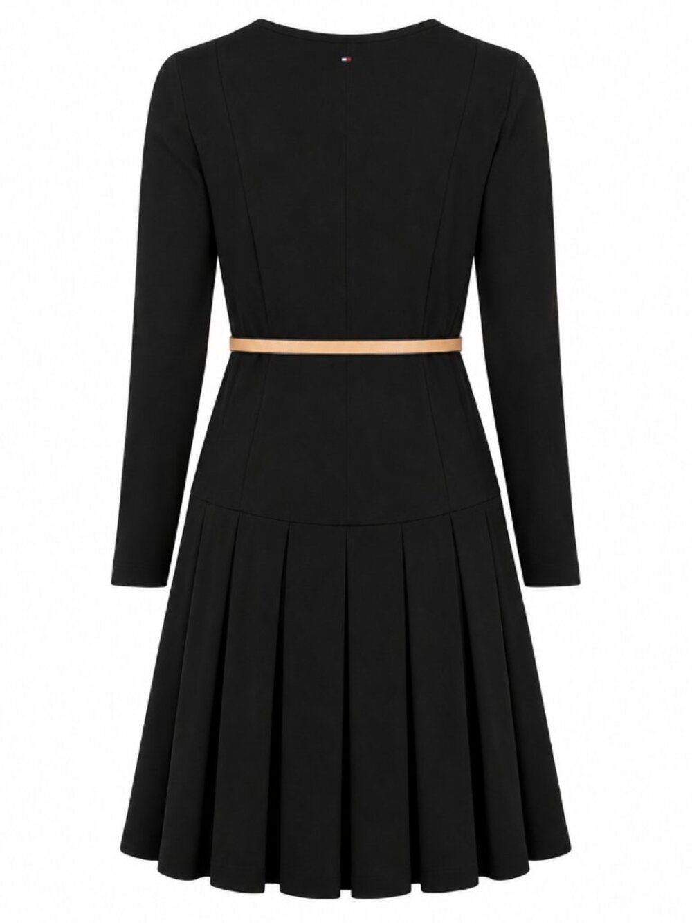 Tommy Hilfiger Women’s Pleated Fit & Flare Dress Size 16 Black NWT - Picture 6 of 7